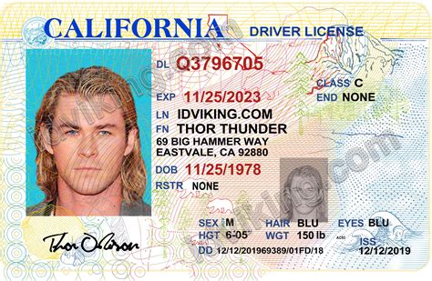 <strong>California Drivers License Template</strong> Editable. . California drivers license psd template